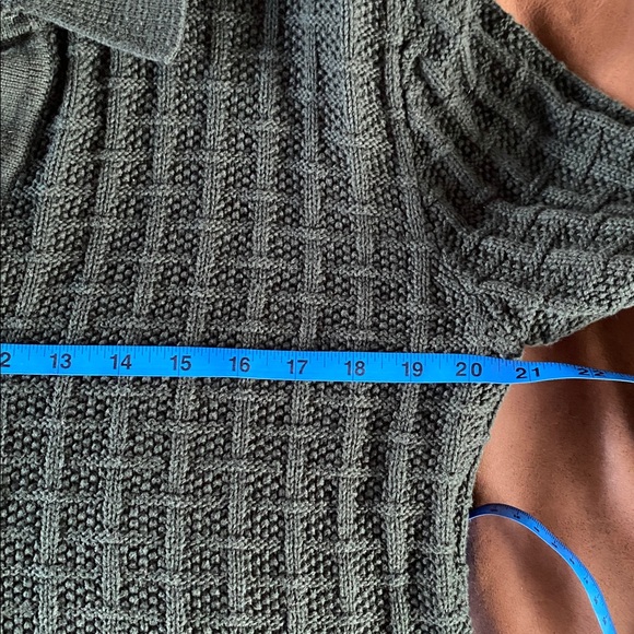 Old Navy Forest Green Textured Knit Cardigan, Size M - Picture 4 of 6